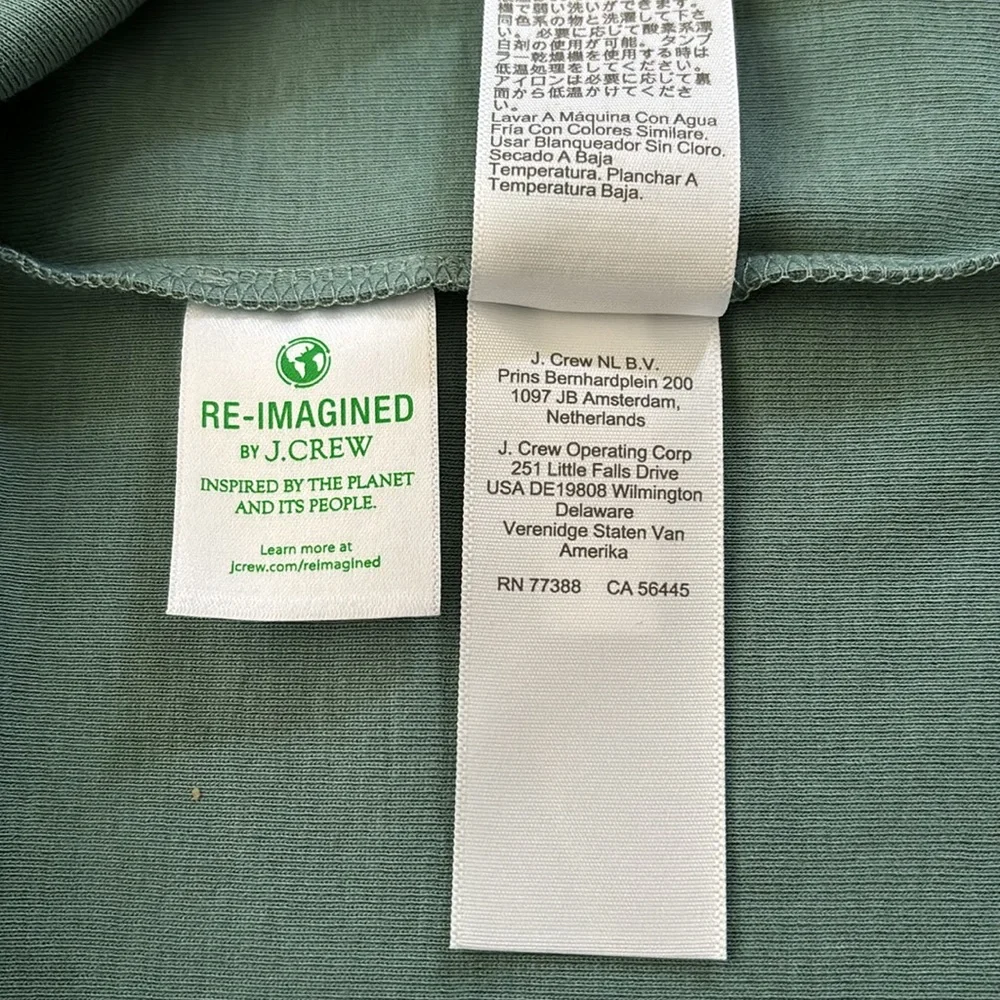 J.Crew Slim perfect T-shirt Green Small - Picture 8 of 9